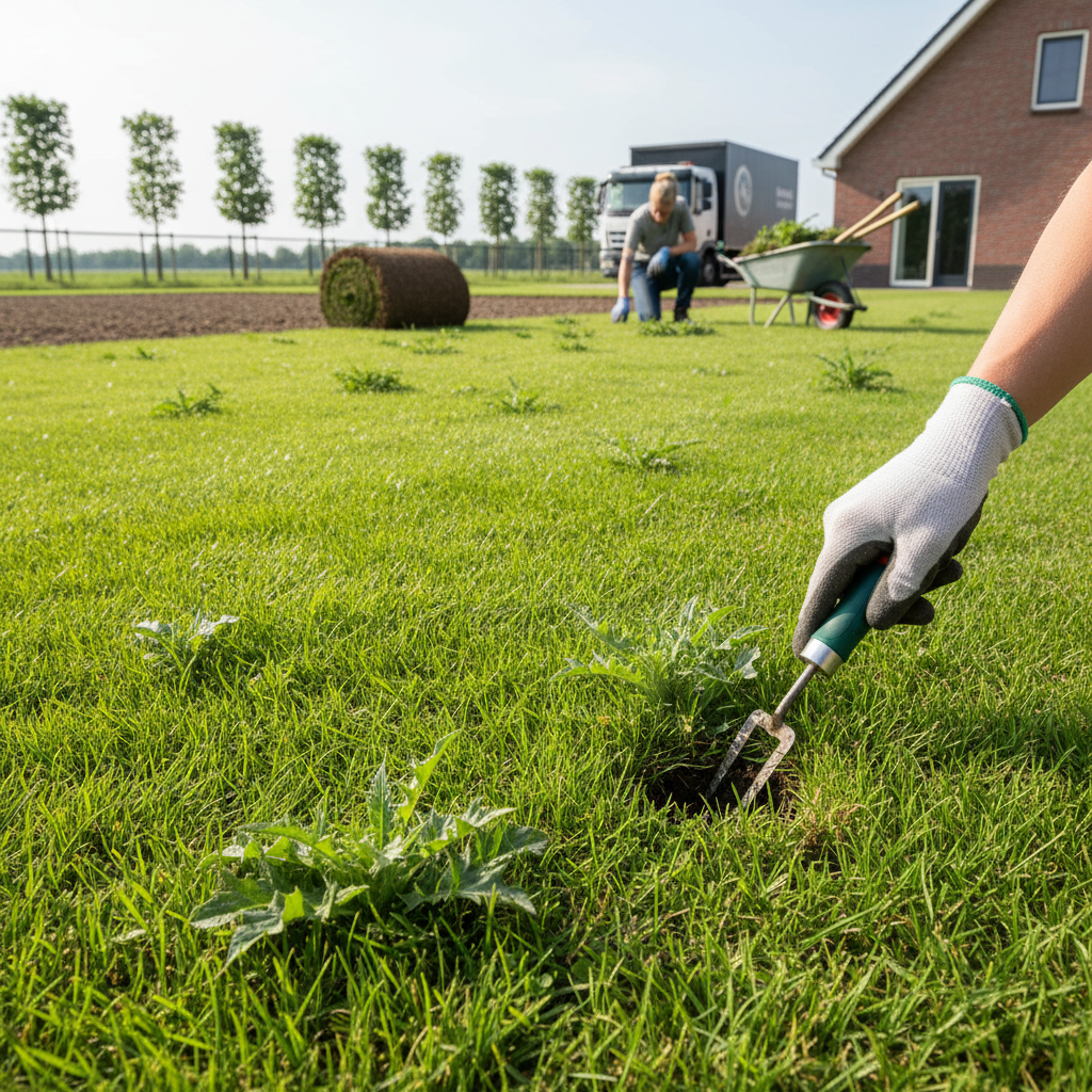 Aanvullende tips voor een distelvrij gazon